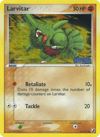 Larvitar 61/115 - Unseen Forces Reverse Holofoil
