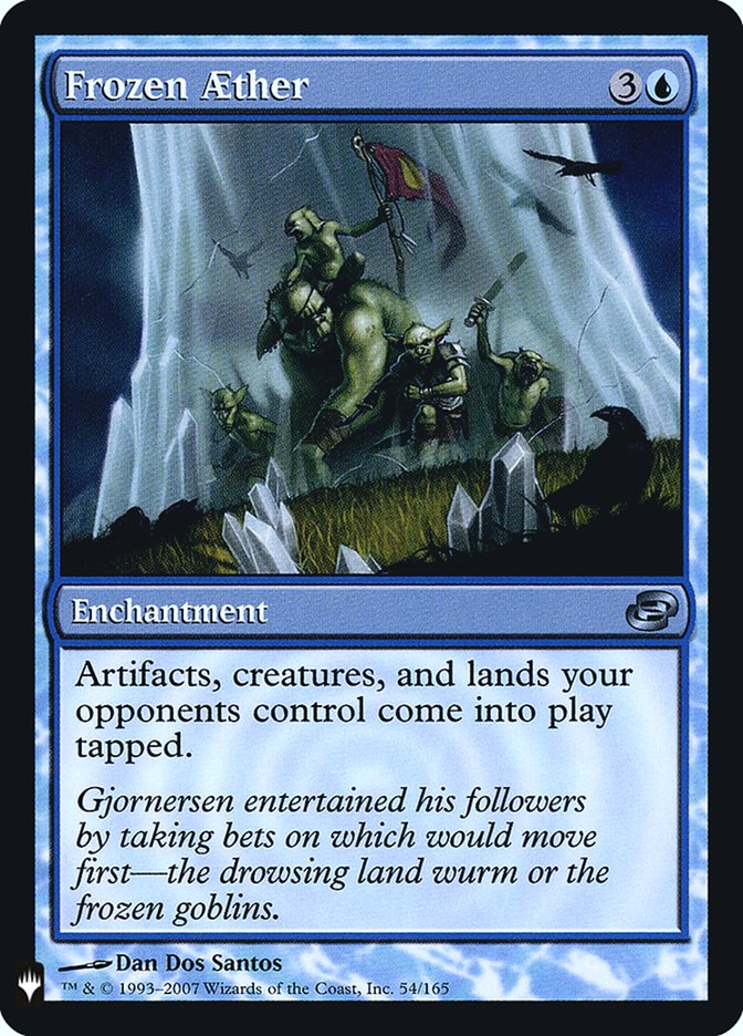 Frozen Aether (LIST-054) - The List: (colorshifted) Foil