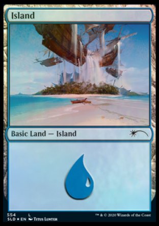 Island (554) (SLD-554) - Secret Lair Drop Foil