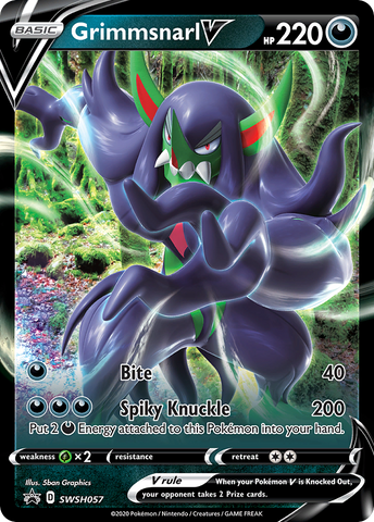 Grimmsnarl V - SWSH057 - Jumbo Cards Holofoil