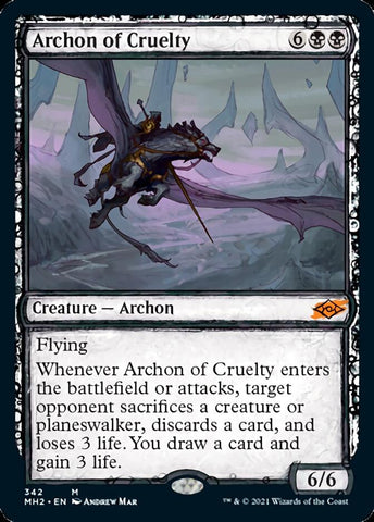 Archon of Cruelty (Showcase) (MH2-342) - Modern Horizons 2: (Showcase)