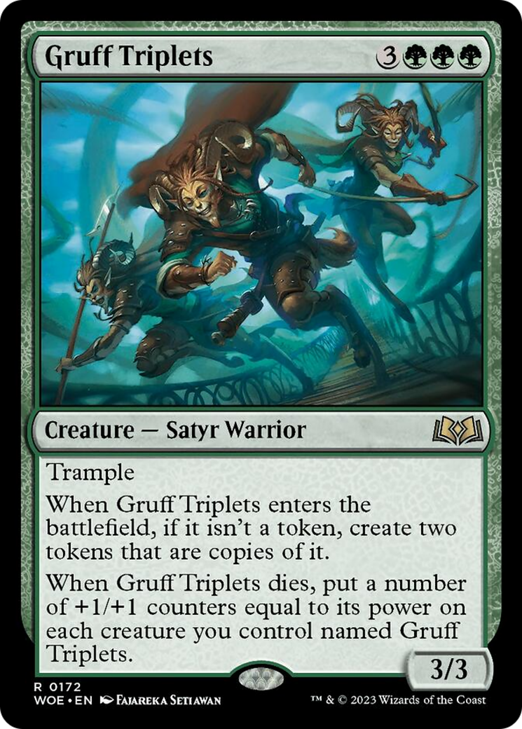 Gruff Triplets (WOE-172) - Wilds of Eldraine