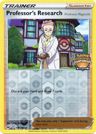 Professor's Research - 178/202 (Regional Championships) - League & Championship Cards Reverse Holofoil