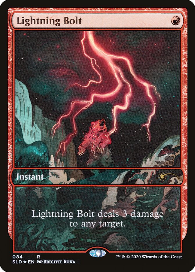 Lightning Bolt (084) (SLD-084) - Secret Lair Drop Foil