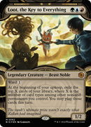 Loot, the Key to Everything (Showcase) (Raised Foil) (BIG-062) - The Big Score: (Showcase) Foil