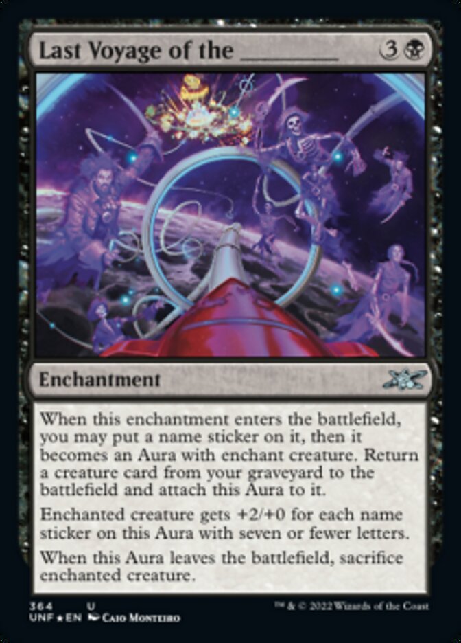 Last Voyage of the _______ (Galaxy Foil) (UNF-364) - Unfinity Foil