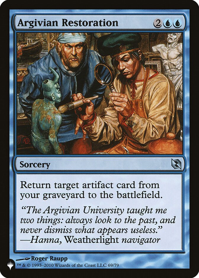Argivian Restoration (LIST-69/79) - The List