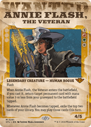 Annie Flash, the Veteran (Showcase) (OTJ-291) - Outlaws of Thunder Junction: (Showcase) (Borderless)