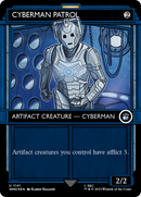 Cyberman Patrol (Showcase) (Surge Foil) (WHO-1141) - Doctor Who: (Showcase) (Borderless) Foil