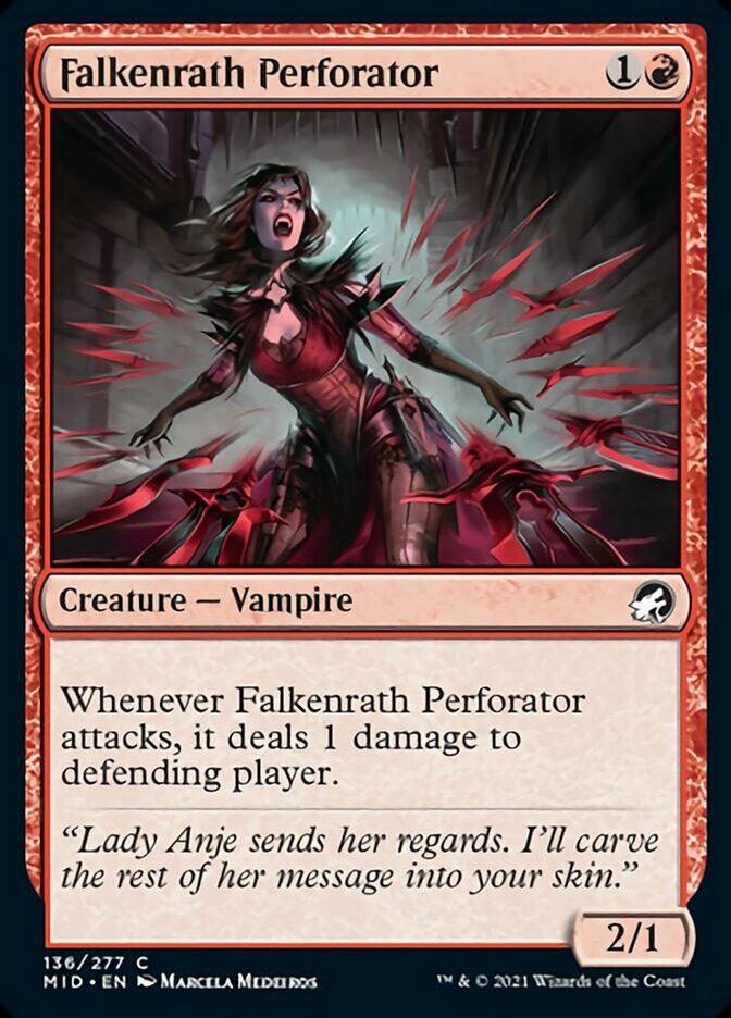 Falkenrath Perforator (MID-136) - Innistrad: Midnight Hunt