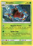 Ariados/168 - SM  Celestial Storm Holofoil