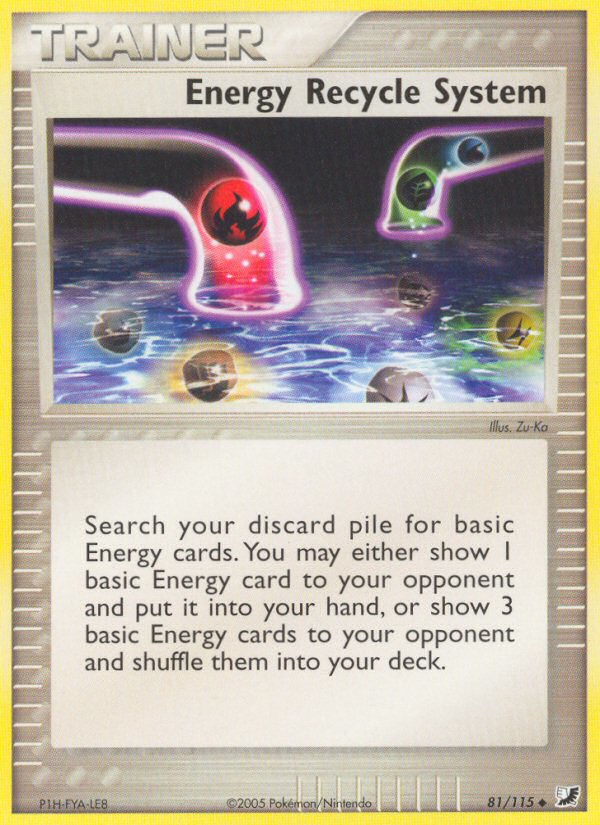 Energy Recycle System/115 - Unseen Forces
