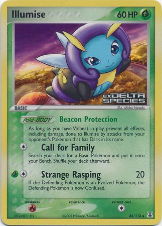 Illumise 45/113 - Delta Species Reverse Holofoil