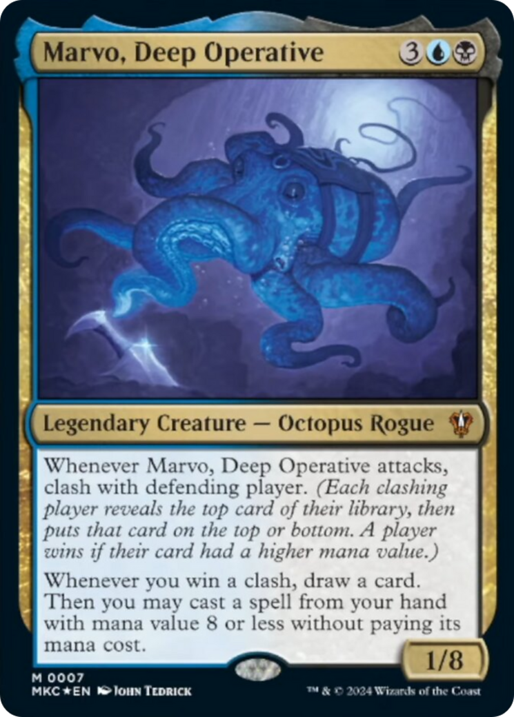 Marvo, Deep Operative (MKC-007) - Murders at Karlov Manor Commander Foil