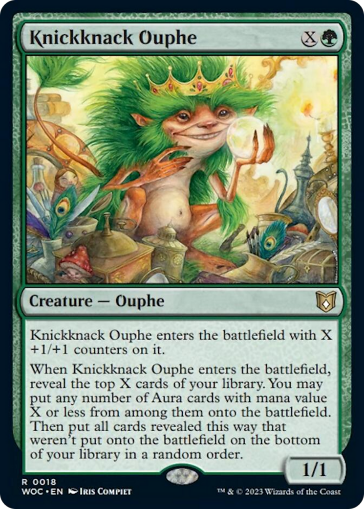 Knickknack Ouphe (WOC-018) - Wilds of Eldraine Commander