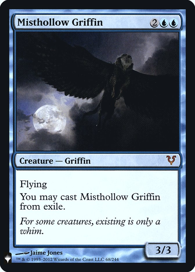 Misthollow Griffin (LIST-068) - The List Foil