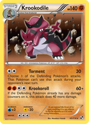 Krookodile 65/114 - Black and White Holofoil