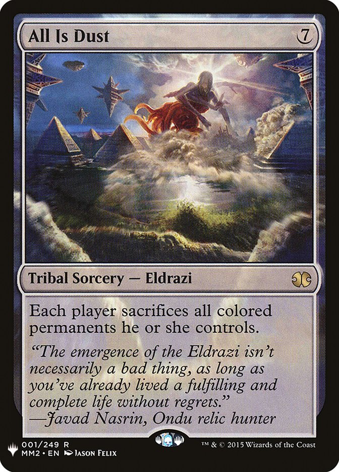 All Is Dust (LIST-001) - The List