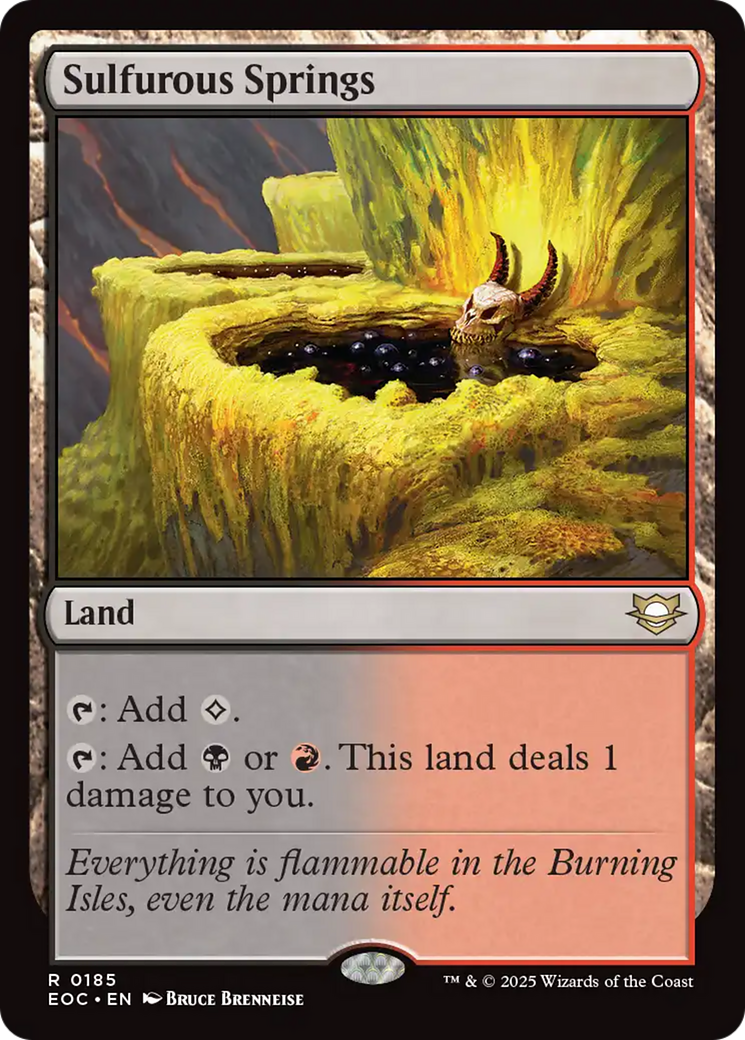 Sulfurous Springs [Edge of Eternities Commander]