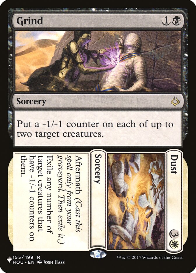 Grind // Dust (LIST-155/199) - The List