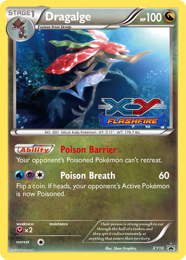 Dragalge - XY10 (Prerelease)/211 - XY Promos Holofoil