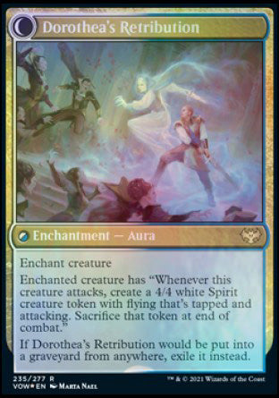 Dorothea, Vengeful Victim (PRE-235) - Innistrad: Crimson Vow Promos: (Double Faced Transform) Foil