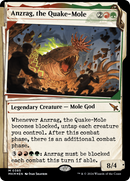 Anzrag, the Quake-Mole (Showcase) (Invisible Ink) (MKM-385) - Murders at Karlov Manor: (Showcase) Foil