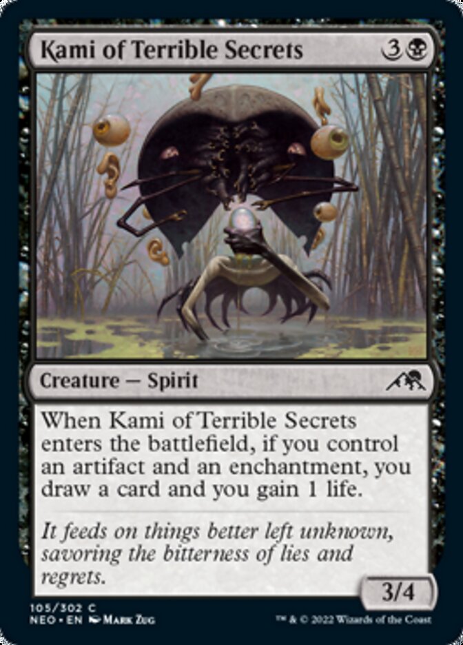 Kami of Terrible Secrets (NEO-105) - Kamigawa: Neon Dynasty