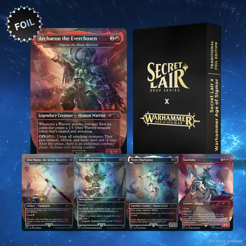 Secret Lair Drop Series Warhammer 40k Age of Sigmar Foil
