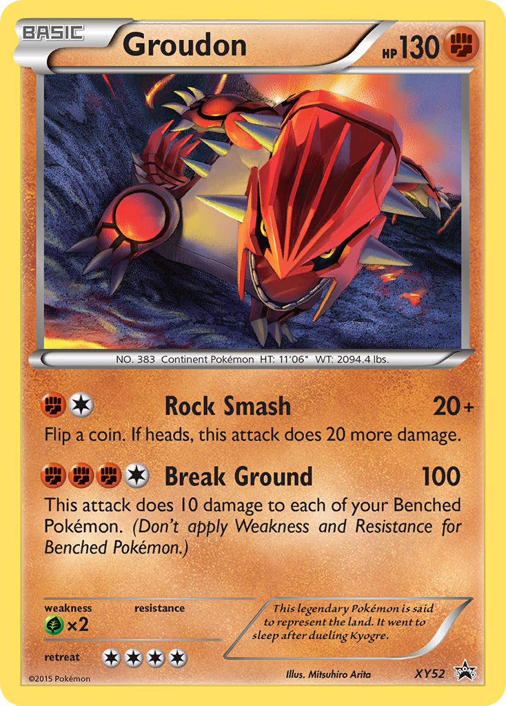 Groudon - XY52/211 - XY Promos Holofoil