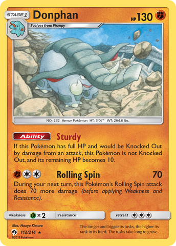 Donphan/214 - SM  Lost Thunder