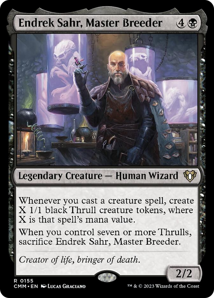 Endrek Sahr, Master Breeder (CMM-155) - Commander Masters