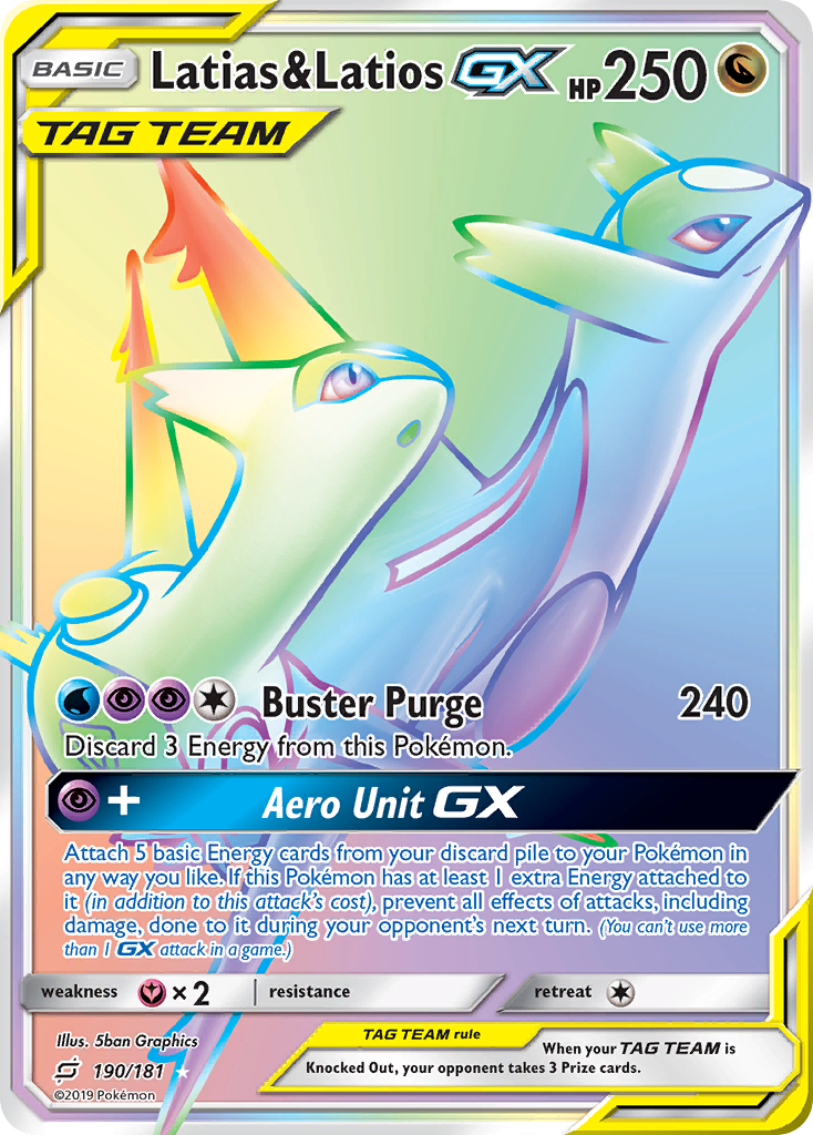 Latias & Latios GX (Secret)/181 - SM  Team Up Holofoil