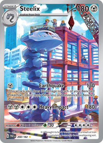 Steelix - 208/182 208 - SV04 Paradox Rift Holofoil