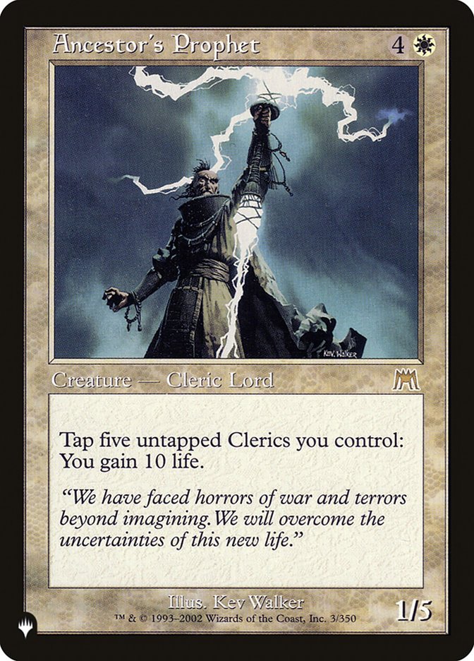 Ancestor's Prophet (LIST-3/350) - The List