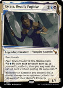 Etrata, Deadly Fugitive (Showcase) (Invisible Ink) (MKM-386) - Murders at Karlov Manor: (Showcase) Foil