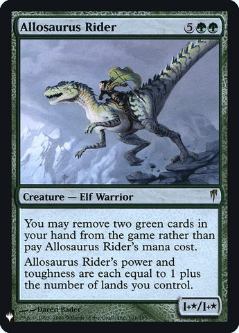 Allosaurus Rider (LIST-101) - The List Foil