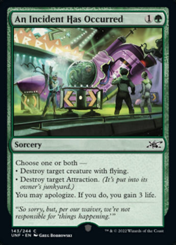 An Incident Has Occurred (UNF-143) - Unfinity