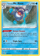 Galarian Mr. Rime 38/192 - SWSH02 Rebel Clash