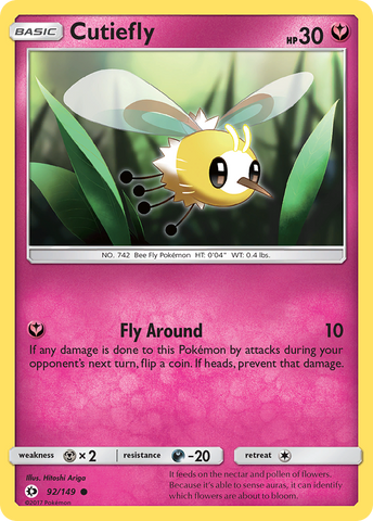 Cutiefly 92/149 - SM Base Set