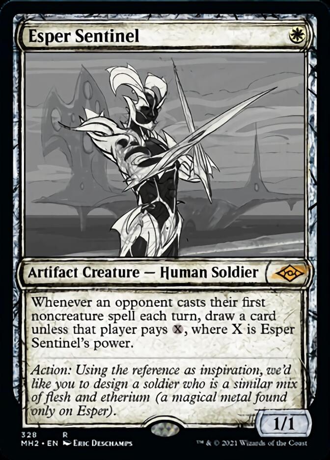 Esper Sentinel (Showcase) (MH2-328) - Modern Horizons 2: (Showcase)