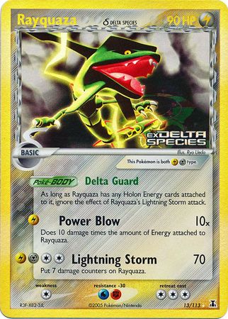 Rayquaza (Delta Species) 13/113 - Delta Species Reverse Holofoil