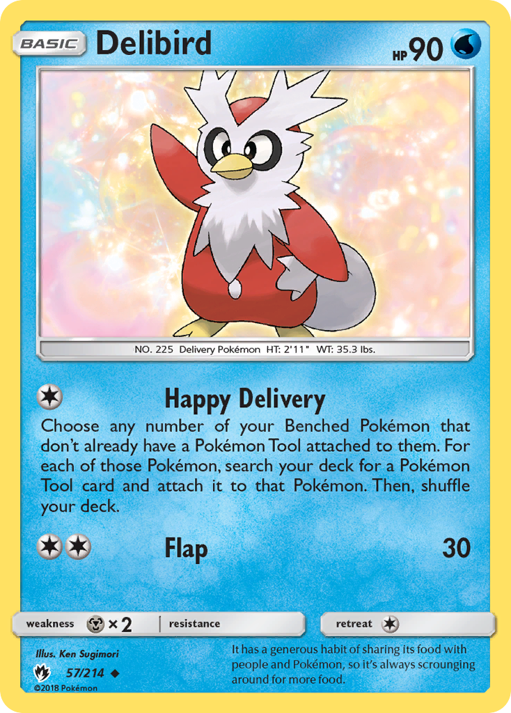 Delibird 57/214 - SM  Lost Thunder