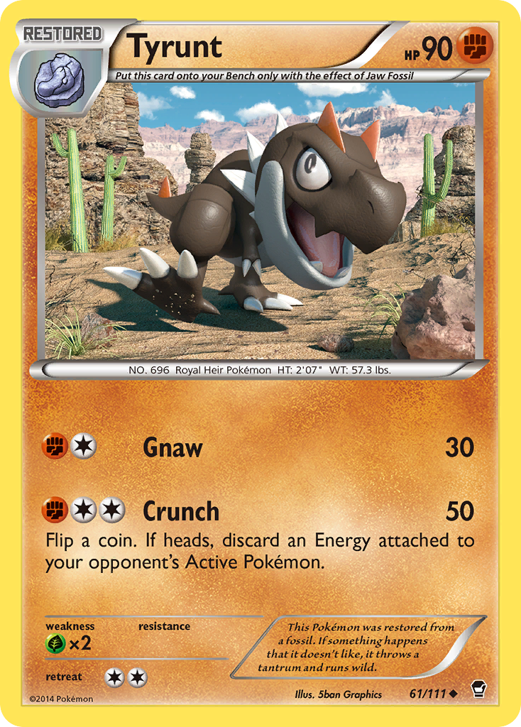 Tyrunt 61/111 - XY  Furious Fists
