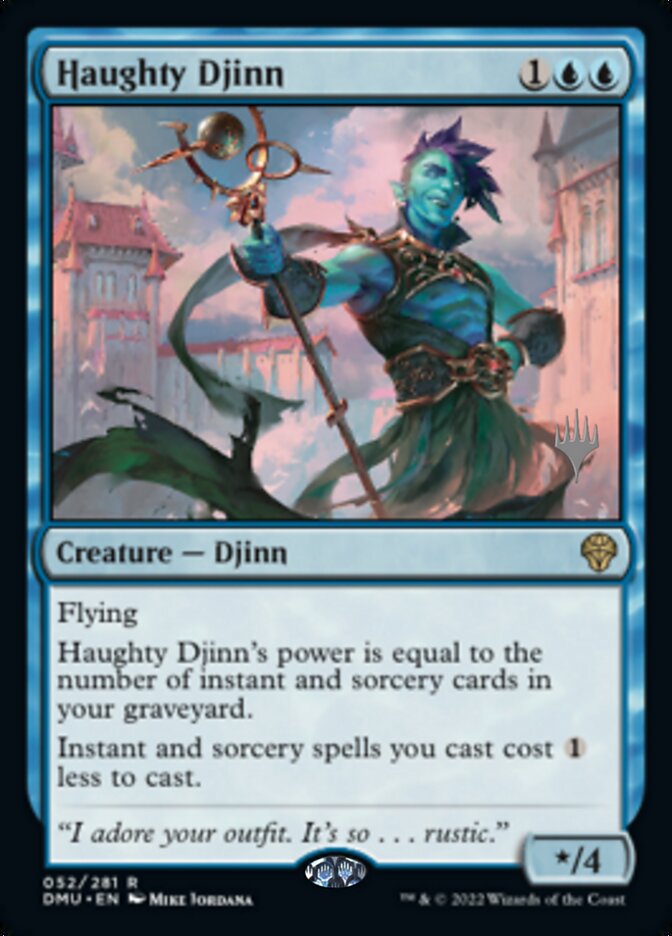 Haughty Djinn (PPDMU-052) - Dominaria United Promos