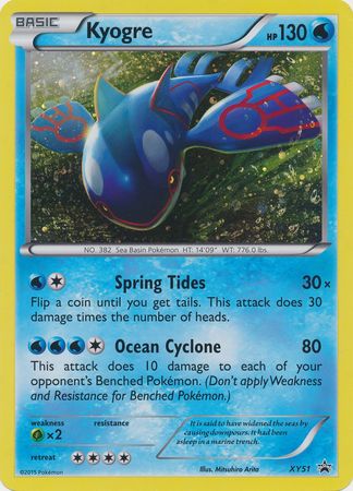 Kyogre - XY51 - Jumbo Cards Holofoil