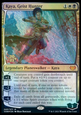 Kaya, Geist Hunter (PRE-240) - Innistrad: Crimson Vow Promos Foil