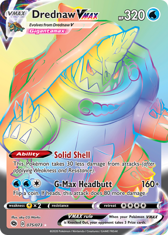 Drednaw VMAX (Secret) 75/73 - Champions Path Holofoil
