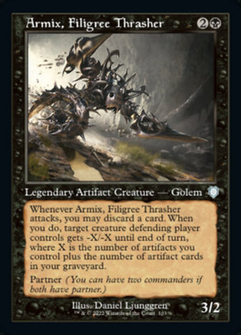 Armix, Filigree Thrasher (Retro Frame) (BRC-103) - The Brothers' War Commander