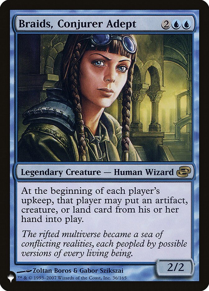 Braids, Conjurer Adept (LIST-36/165) - The List
